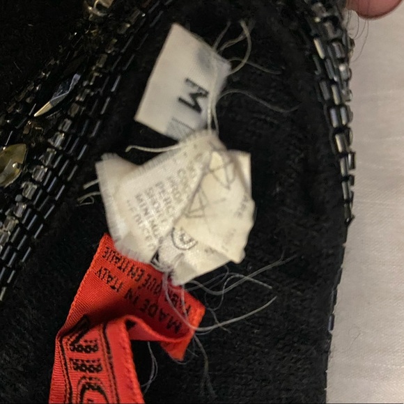 Vtg Valentino Night Cashmere Sweater Beaded (SW2) - Picture 5 of 8